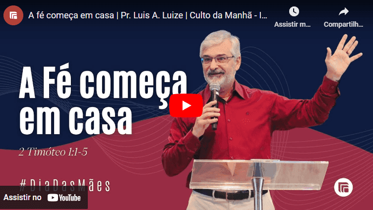 A fé começa em casa